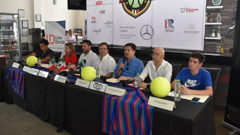 El Torneo de Tenis ‘Independencia 2023’ se celebrará en Country Club de Culiacán del 19 al 30 de septiembre.