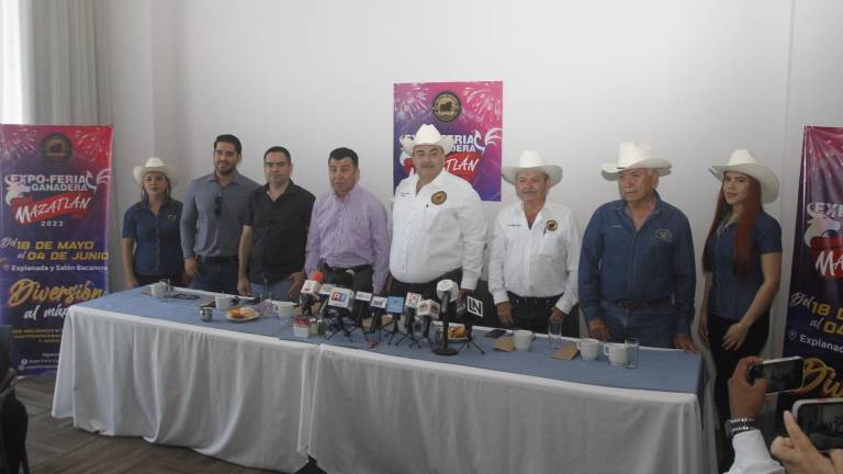 Organizadores de la Expo Feria Ganadera de Mazatlán 2023.