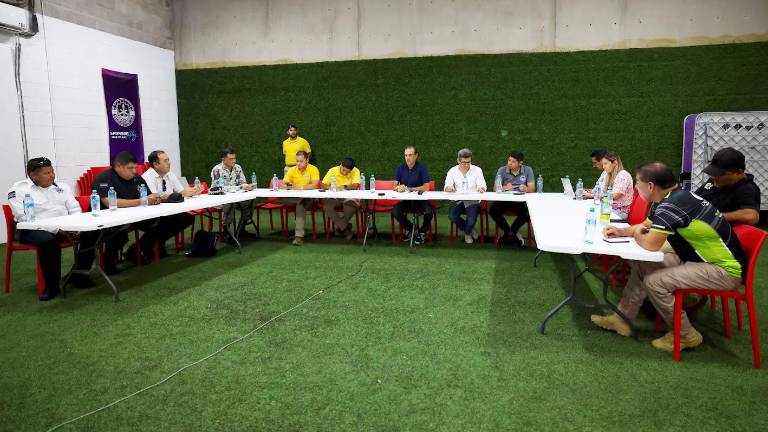 En las instalaciones de Estadio El Encanto se celebró la junta de seguridad previo al duelo entre Mazatlán FC y Santos Laguna, de este martes.