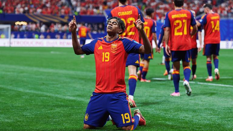 Lamine Yamal anota su primer gol en Copa del Mundo.