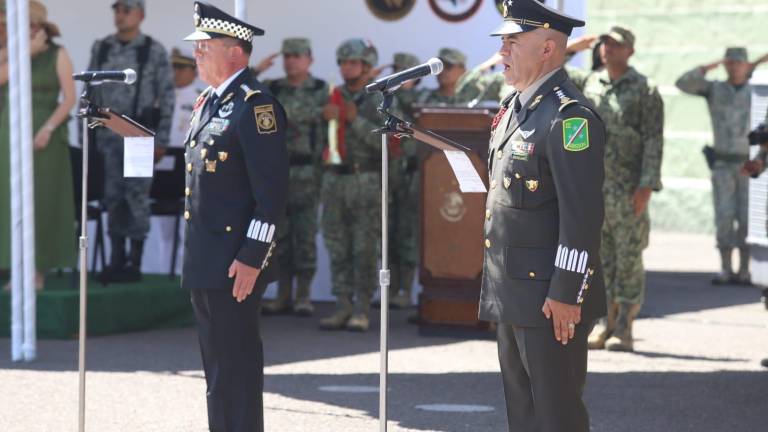 Cambio de mando en la Tercera Región Militar, con sede en Mazatlán.
