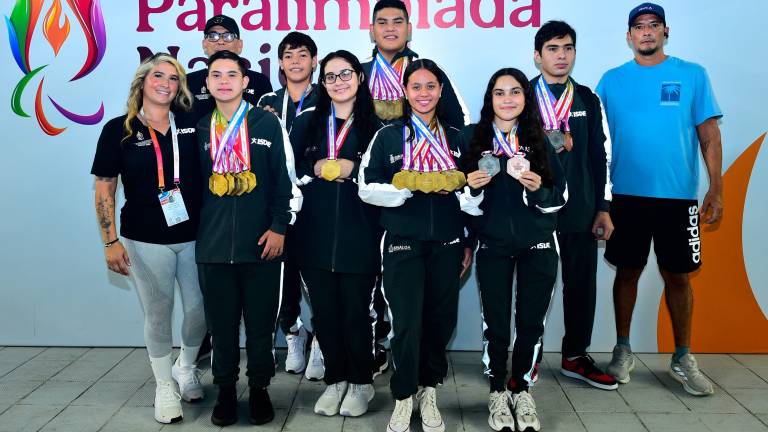 Sinaloa mejoró su total de preseas en paranatación.
