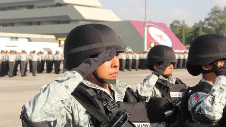 La nueva unidad de élite de la Guardia Nacional cuenta con cerca de 500 elementos, según lo informó el propio Rodríguez Bucio.