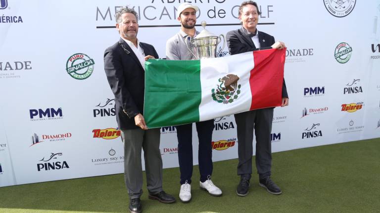Álvaro Ortiz es el campeón del Abierto Mexicano de Golf de Mazatlán