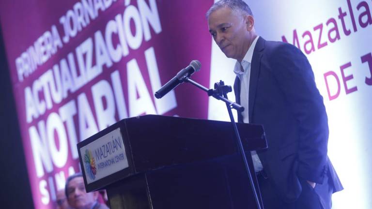 Rodrigo Llausás Azcona, presidente del Consejo de Notarios de Sinaloa.