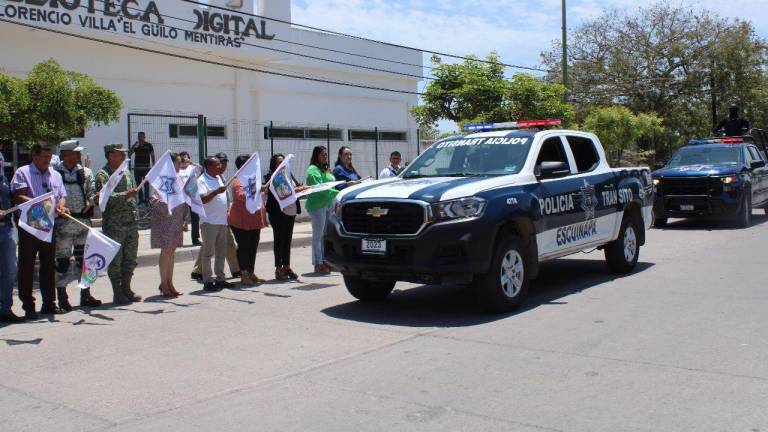 Autoridades de Escuinapa dieron el banderazo para el operativo 2023.