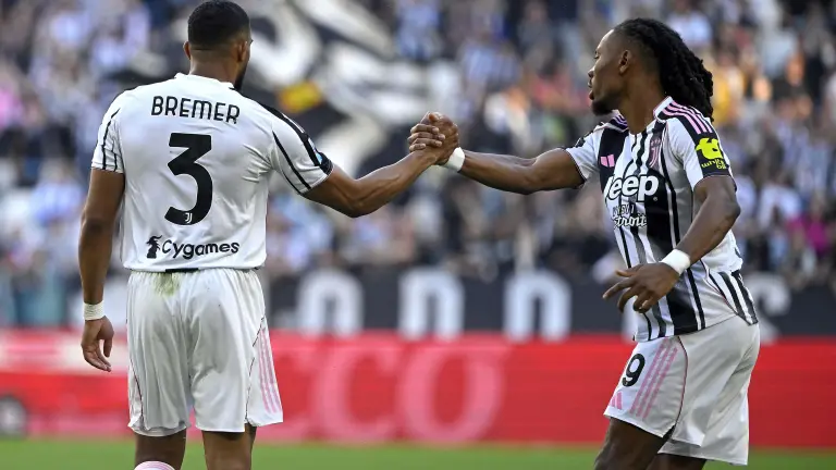 Bremer abrió el marcador para la Juventus, que sumó tres valiosos puntos en su lucha por entrar a la próxima Liga de Campeones.