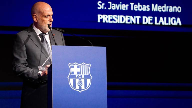Javier Tebas, presidente de LaLiga.