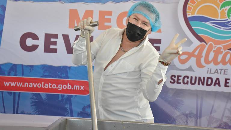 Impone Altata récord, en la segunda edición del megaceviche