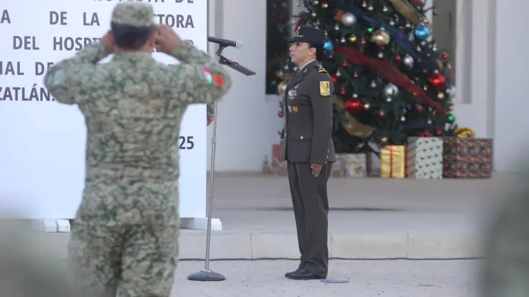 Toma de posesión de la directora interina del Hospital Militar Regional de Especialidades de Mazatlán.