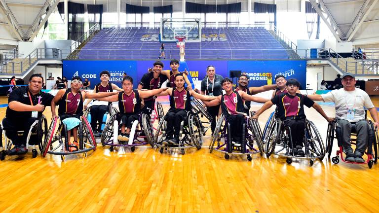 Sinaloa arrancó con par de triunfos en el basquetbol sobre sillas de ruedas.