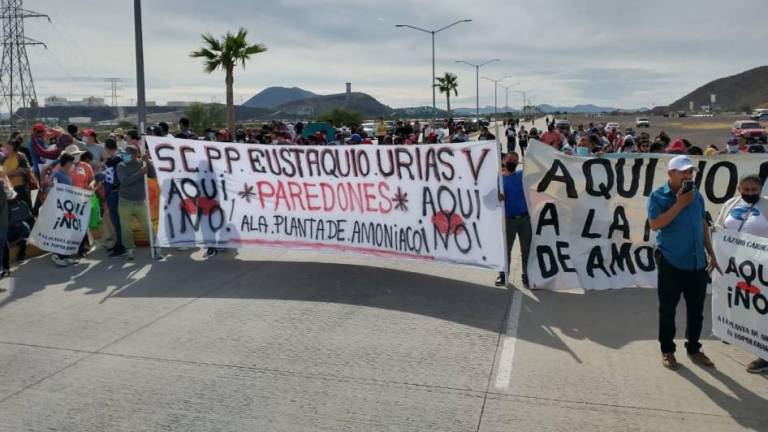 Rocha Moya rechazó que su administración esté amenazando a grupos que están en contra de la construcción de la planta de amoniaco