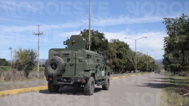 Recorrido de militares en la zona de Concordia.