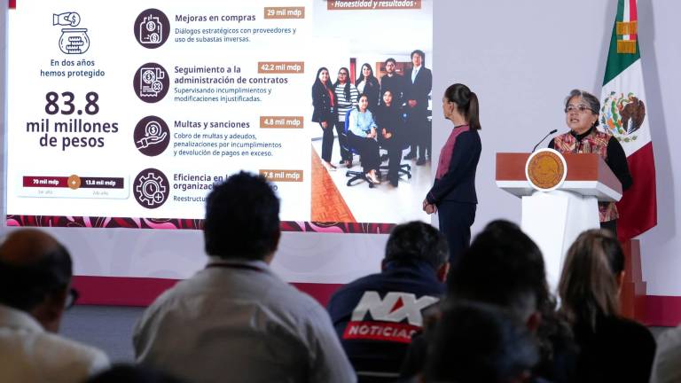Raquel Buenrostro, Secretaria Anticorrupción y Buen Gobierno del Gobierno de México.