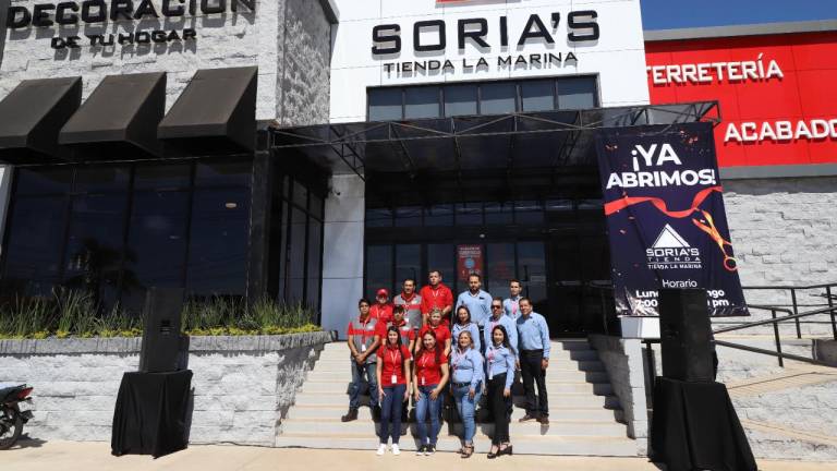 Grupo Soria’s abre sucursal en La Marina, en Mazatlán