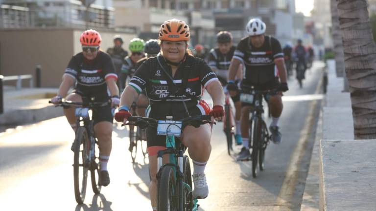 Los pedalistas recorren varios puntos de la ciudad y la zona rural de Mazatlán.