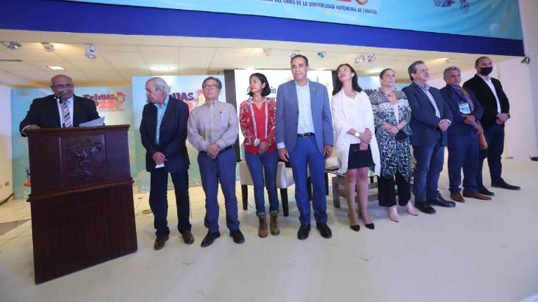 Clausura de la Feria del Libro de la Universidad Autónoma de Sinaloa.