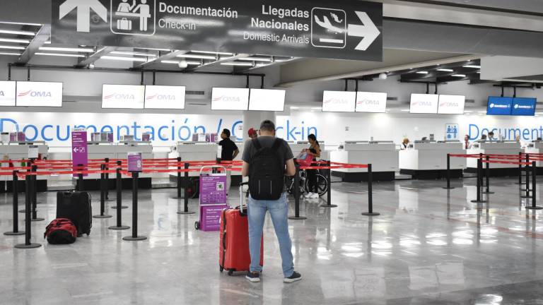 Disminuye afluencia en vuelos de Culiacán a la CDMX en Aeroméxico
