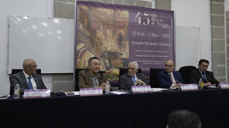 Sinaloa, estado invitado a la 45 Feria del Libro del Palacio de Minería