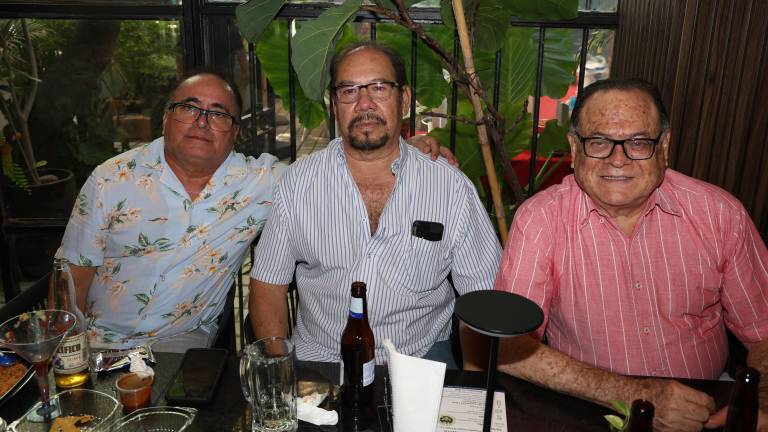 Tomás Pardo, Martín Morales y Pedro Osuna Amparo