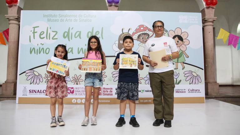 El Museo de Arte de Sinaloa premió a los ganadores del concurso de dibujo.