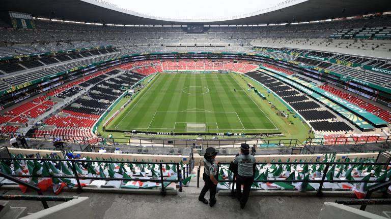 El Estadio Azteca.