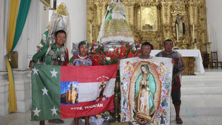 Edil, Jesús, José y Martín llegaron al Santuario de Nuestra Señora del Rosario, el cual se convierte en el número 15 de 20 que visitarán.