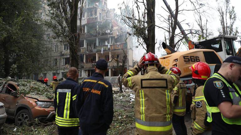 Imagen de un ataque en Kiev en julio pasado.