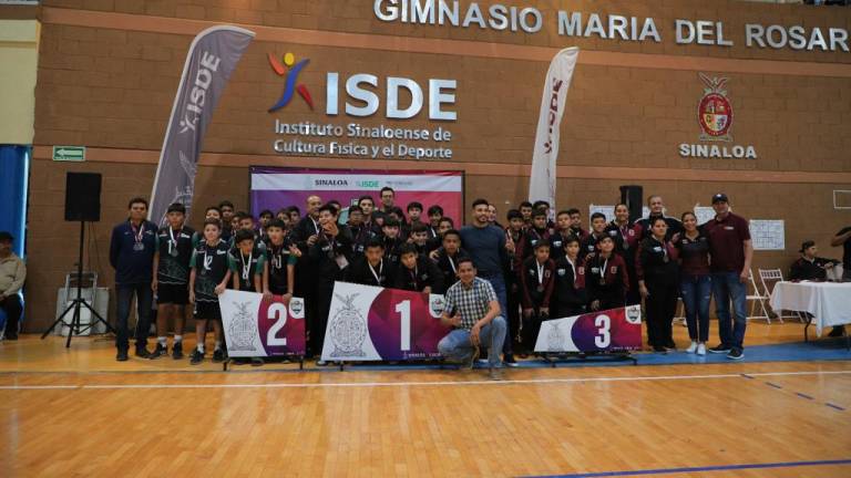 Gana Guasave cinco categorías en voleibol de sala