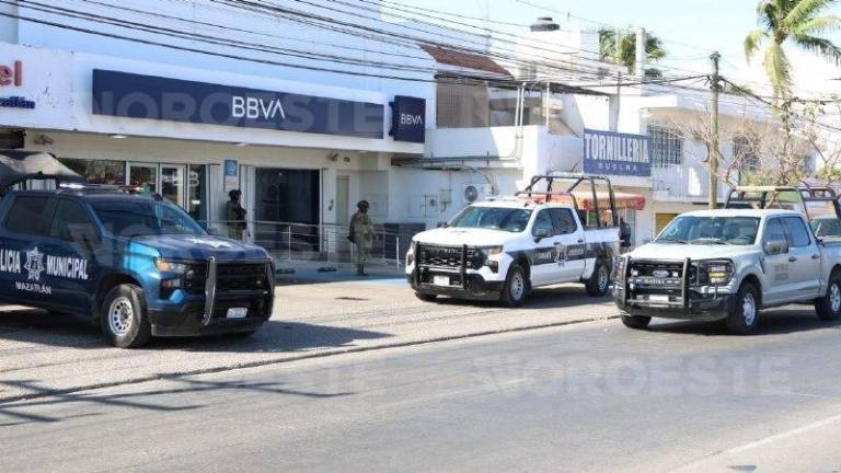 Una sucursal bancaria fue asaltada la tarde de este viernes en Mazatlán.