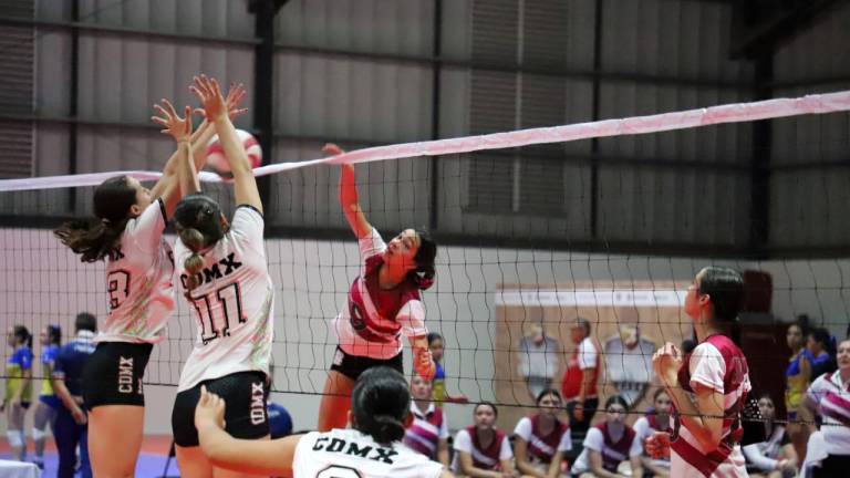 Sinaloa buscará el bronce en las tres categorías del voleibol de sala de Nacionales Conade