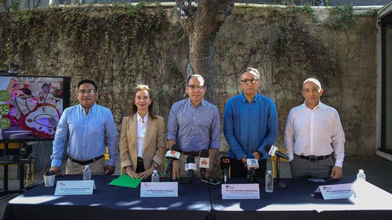 Autoridades del Isic, Parques Alegres IAP y la Fundación GC1 presentan el programa.