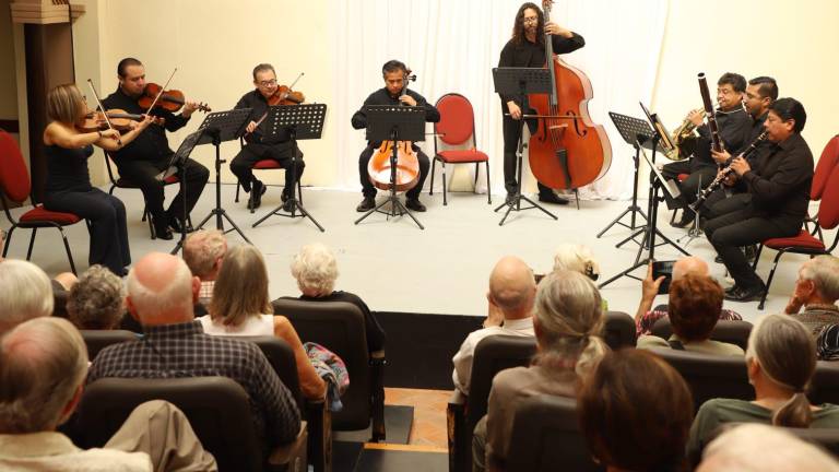 Ensamble Ars Sonui, integrado por músicos de Aguascalientes, presentó el Octeto de Schubert, en Casa Haas.