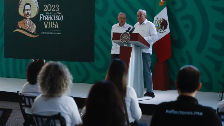 En la conferencia mañanera del Presidente Andrés Manuel López Obrador, Rubén Rocha Moya expone la situación de la UAS y el manejo de recursos.