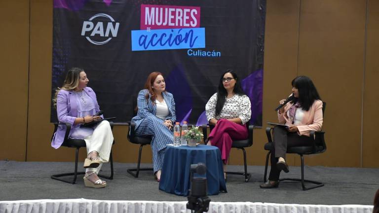 Las panistas Annia Sarahí Gómez y Vanessa Sánchez llamaron a fortalecer el liderazgo femenino sin esperar permisos.