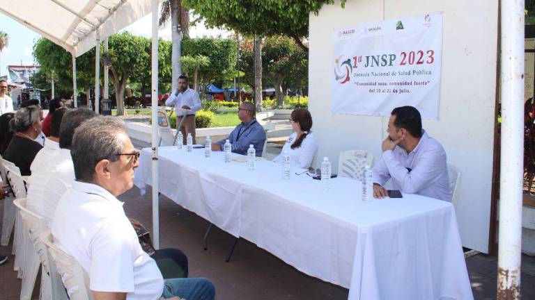 Este lunes se inauguró la Primera Jornada Nacional de Salud Pública en Escuinapa.