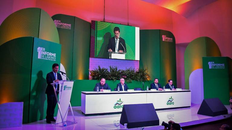 Informe de Gobierno del presidente de la Asociación de Agricultores del Río Culiacán, Roberto Bazúa Campaña.