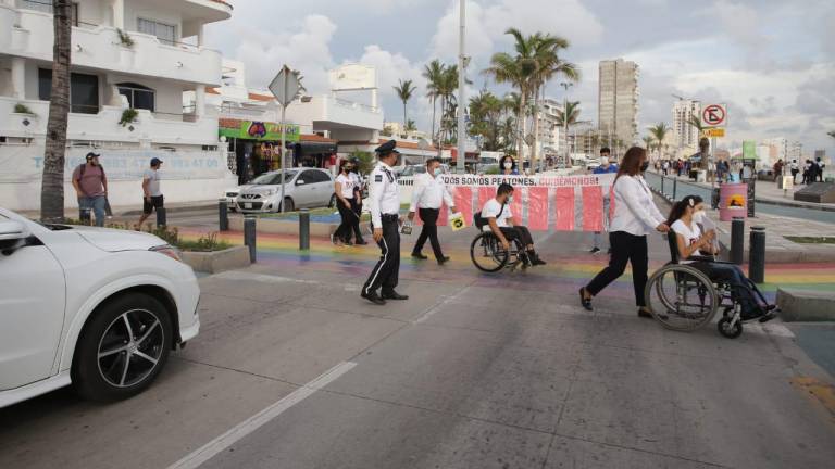 La Secretaría de Seguridad Pública de Mazatlán realizó un evento en el Malecón del Puerto