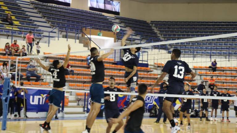 Águilas UAS de voleibol de sala varonil avanzan a cuartos de la Universiada Nacional como líder