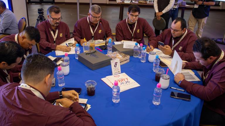 La directiva guinda durante el Draft.