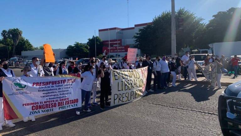 Trabajadores de la Salud exige la liberación de bases federales en Ahome.