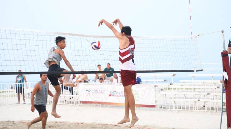 Sinaloa sigue con su buen paso en el voleibol de playa en los Nacionales Conade.