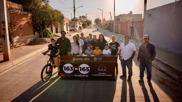 Autoridades de Culiacán anunciaron pavimentaciones y otras obras públicas para el municipio.