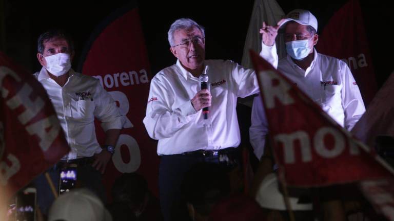 Rubén Rocha Moya, abanderado de Morena y el Partido Sinaloense