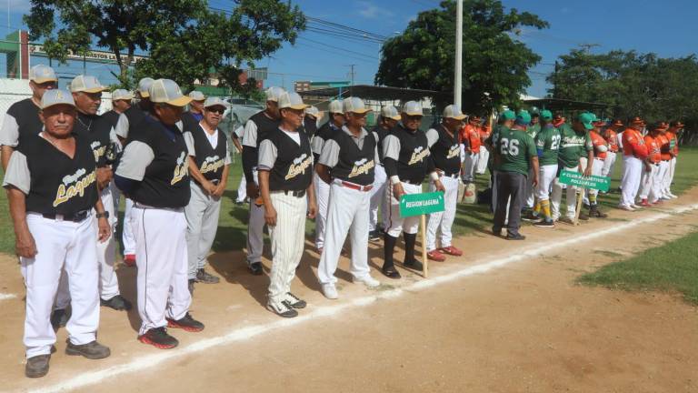 Inauguran en Mazatlán primera edición de Nacional de Beisbol Veteranos