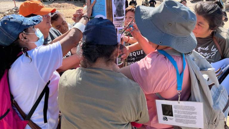 Procedentes de una decena de estados del país, familiares de personas desaparecidas participaron en la cuarta brigada estatal de búsqueda en Baja California. San Felipe fue el tercer municipio que visitaron, los días 20 y 21 de abril.