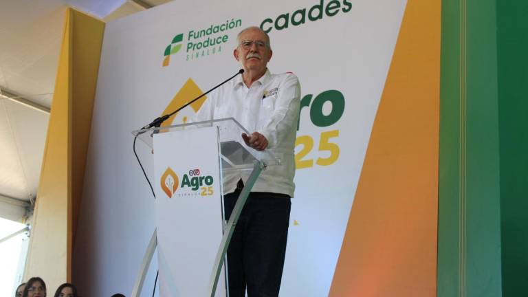 Julio Berdegué, Secretario de Agricultura federal, resaltó la importancia de Sinaloa en la seguridad alimentaria del País durante la Expo Agro Sinaloa 2025.
