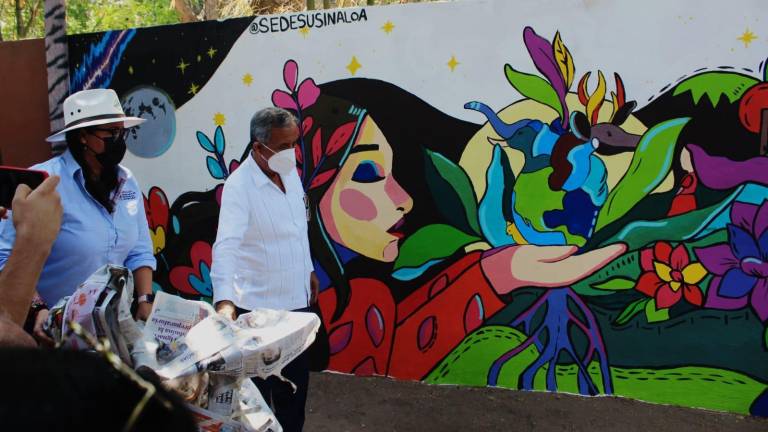 En Culiacán develan mural por el Día Mundial del Medio Ambiente