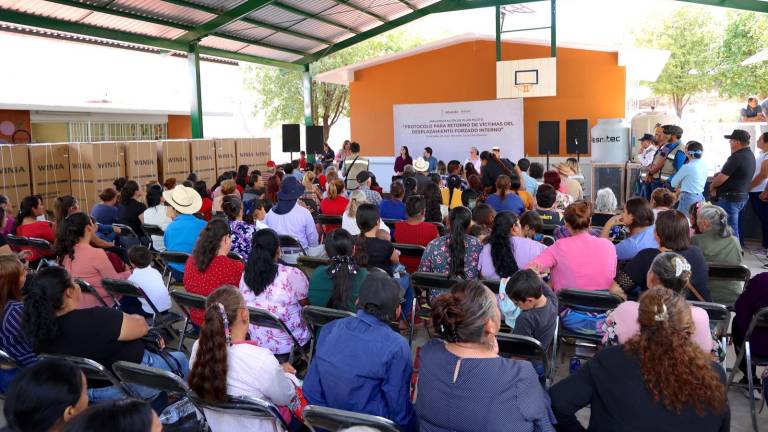 El Gobierno de Sinaloa inició un protocolo de retorno a beneficio de víctimas de desplazamiento forzado de la región de Tepuche.