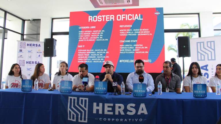 Marinas Basketball presenta equipo con el que defenderá su corona en Cibapac Femenil.